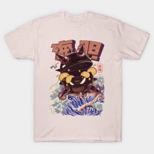 Sea Urchin Illustration Anime Design T-Shirt